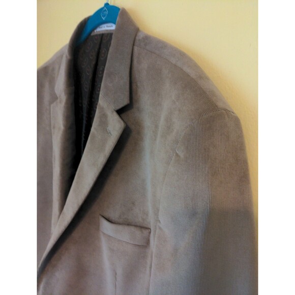 CHAPS Corduroy Brown Blazer 46R Sport Coat Blazer Jacket Men 2 Button Mint MC - Picture 3 of 12